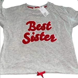 Long Sleeve Sweatshirt “Best Sister” brand new